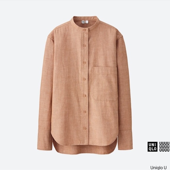 UNIQLO U Cotton Stand Collar Shirt Size Medium M - NWOT - Picture 1 of 1